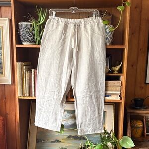 NPL Not Perfect Linen Pants size M